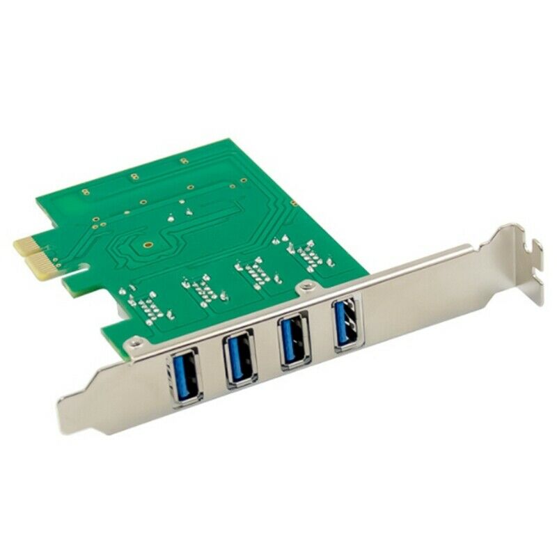 PCI-E NEC720201 Four-Port USB 3.0 Super High-Speed Expansion Card 5V/3A/Port SD5