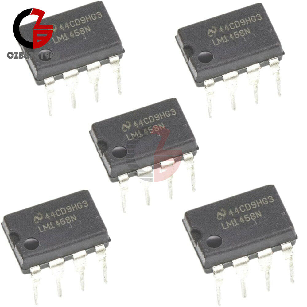50PCS 28 Pin LM1458N DIP-8 LM1458 DUAL OPERATIONAL AMPLIFIER IC