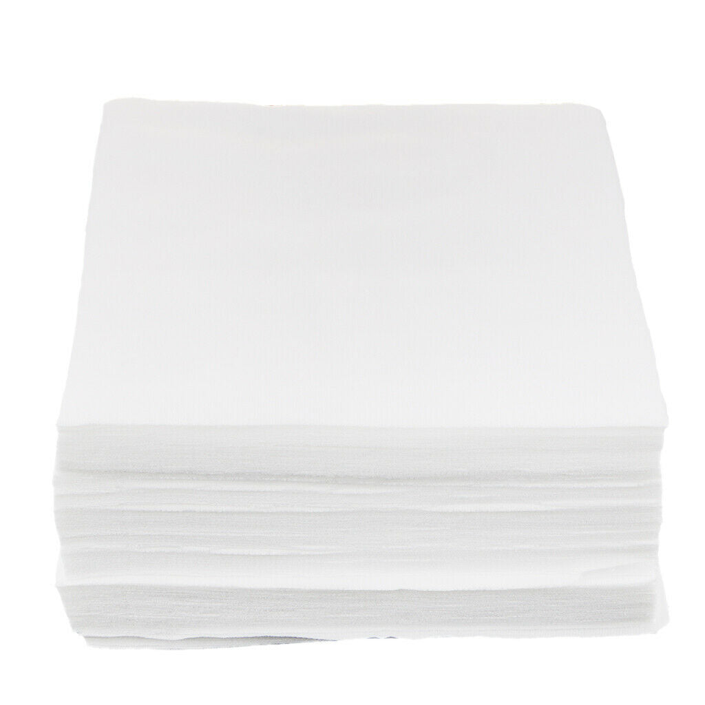 150Pcs Cleanroom Wiper Dustless Fiber Cloth White 15x15CM 6''
