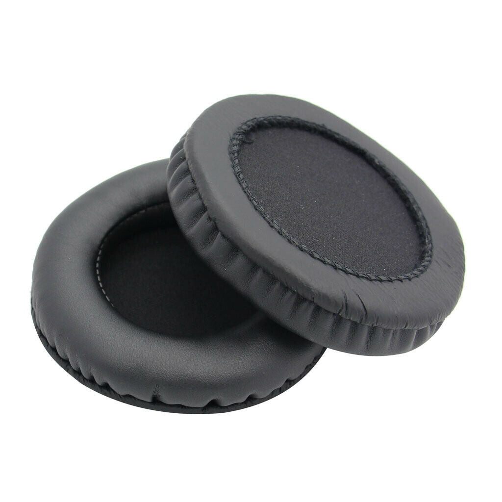 Universal 90mm Headphones Round Ear Pads Eartips Cushions Cover Replacements
