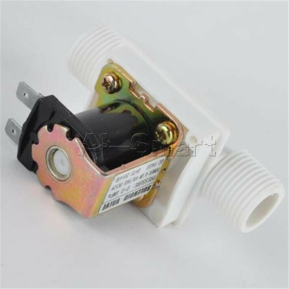 DC 12V 1/2" N/C Magnetic Electric Solenoid Valve Water Air Inlet Flow Switch