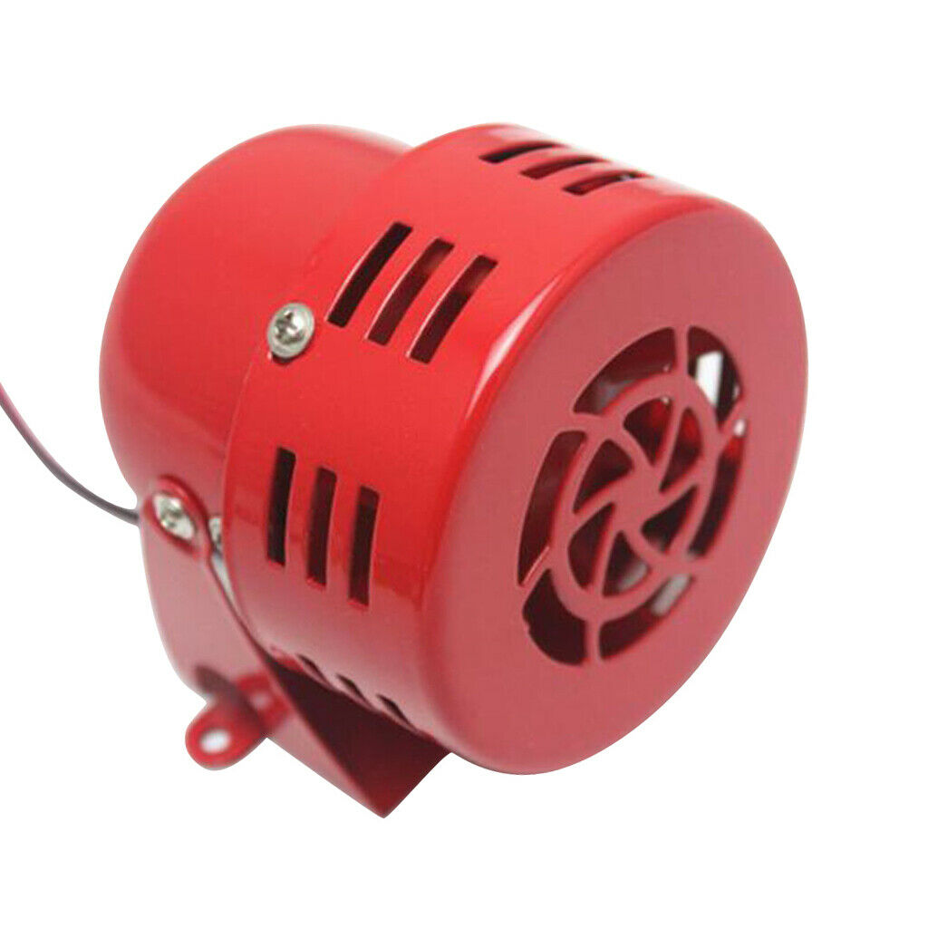 1950s Style 12v Automotive Air Raid Siren Horn Car Truck VTG Motor Driven Fire
