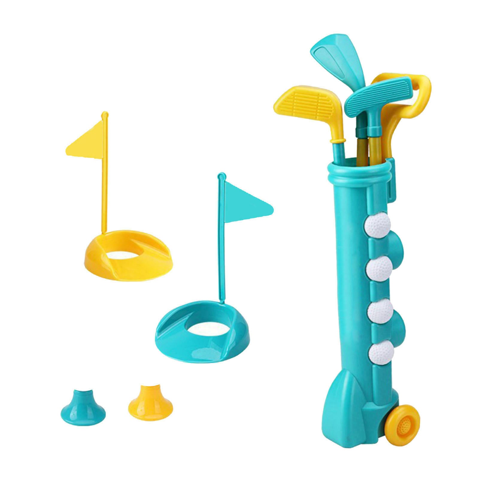 Practicing Kids Golf Clubs Funny Safe 1 Set Mini for Traveling Garden Boys