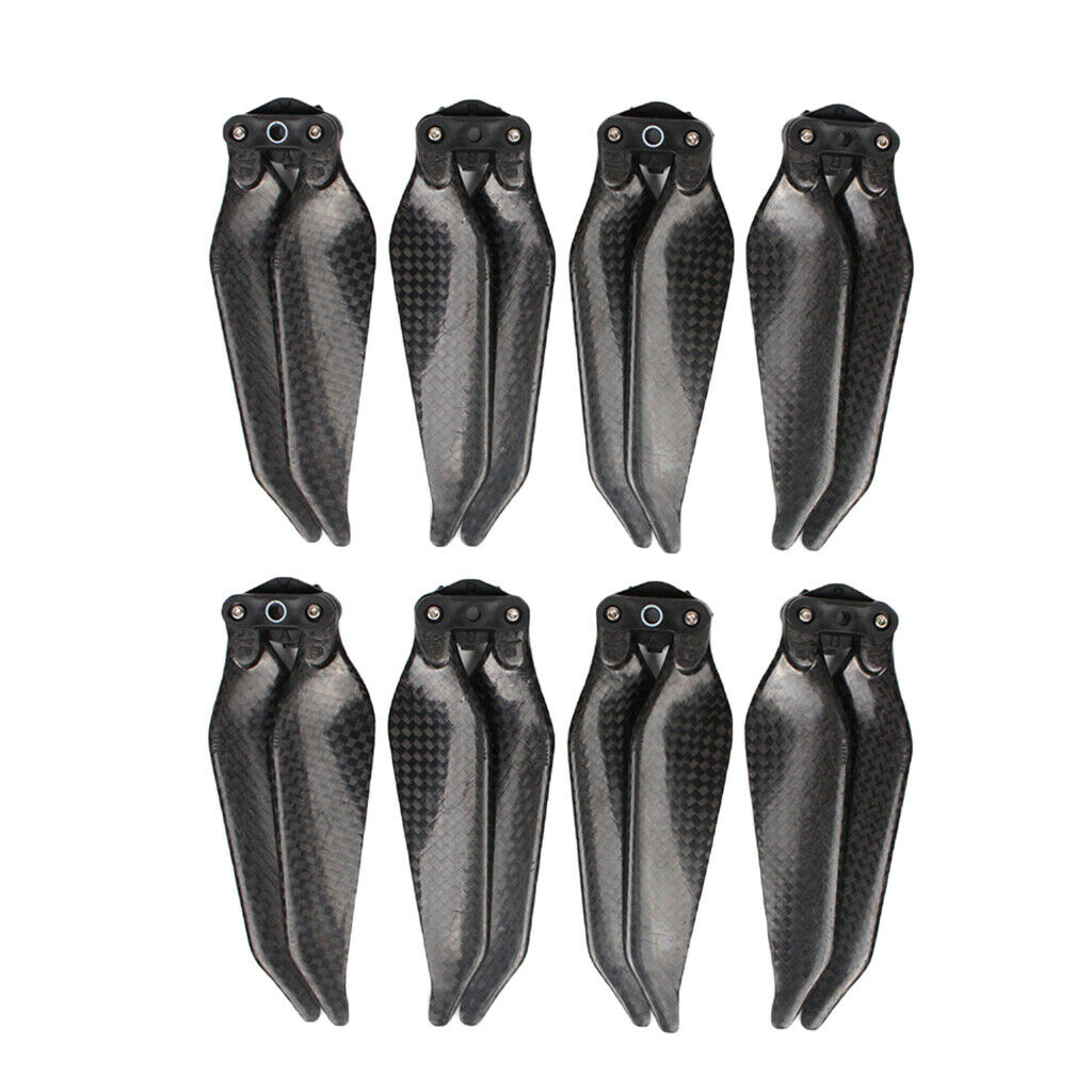 4 Pairs Carbon Fiber Foldable  Propeller, Compatible for DJI Mavic Pro