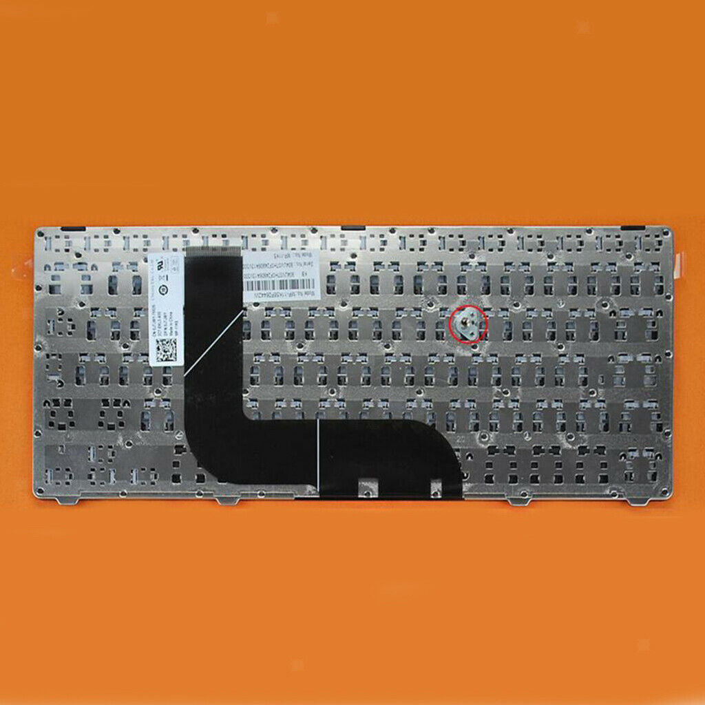 Black Plastic FR PC Laptop Keyboard w/ Frame Replace For Vostro 3360 V3360