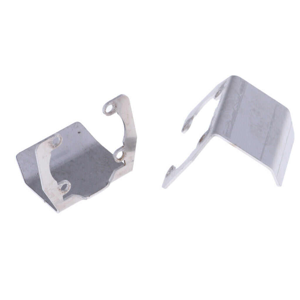 2 Pcs Steering Axle Chassis Protector Plate for 1/10 RC Crawler Axial SCX10