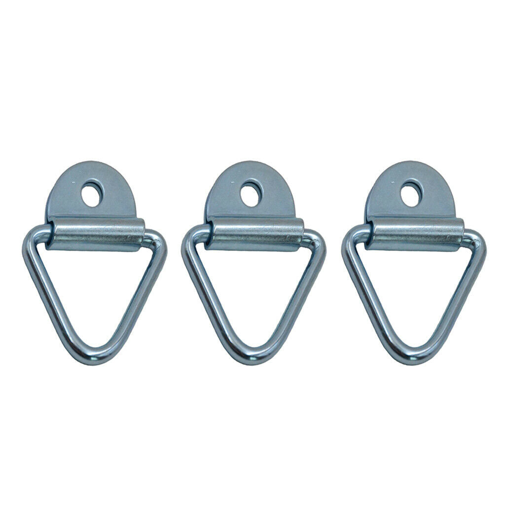 3Pcs Lashing  Tie Down Anchor D  Style Mounting  For Trailers Cargo