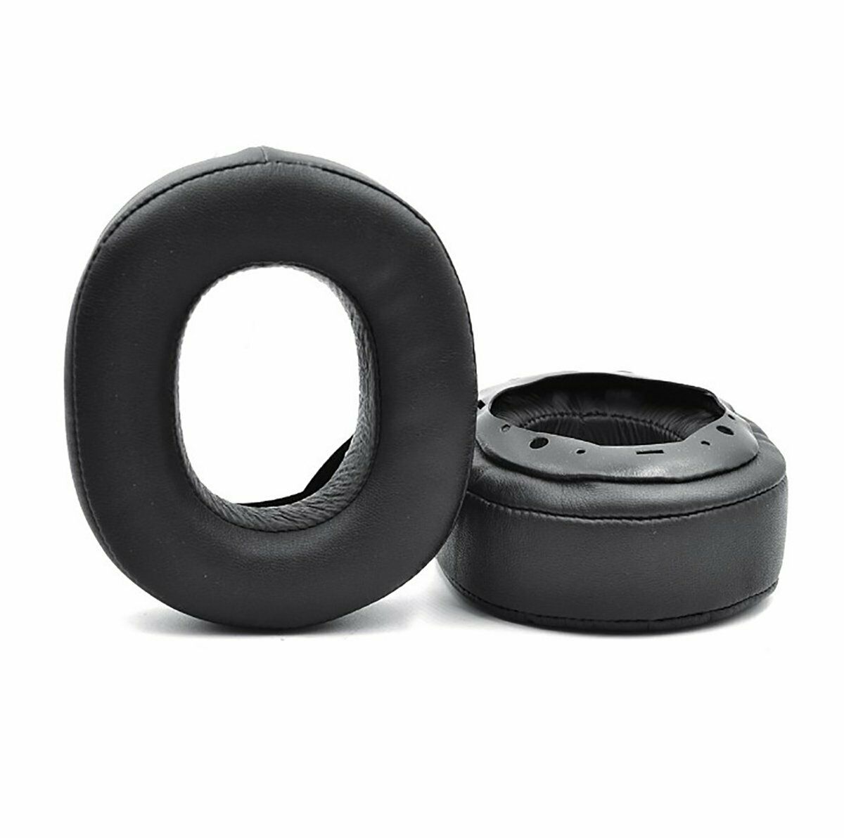 Replacement Leather and Memory Foam Cushion for Sony MDR-HW700 MDR-HW700DS Black
