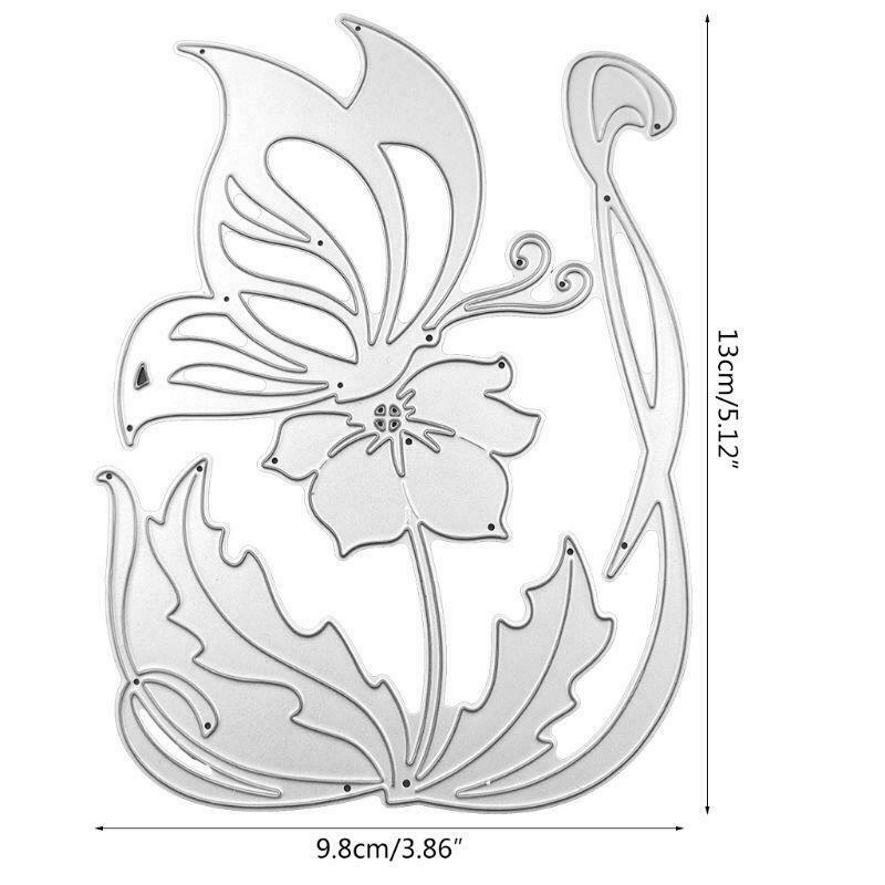 Flower Butterly Metal Cutting Dies Stencil DIY Scrapbooking Album Paper Card Art
