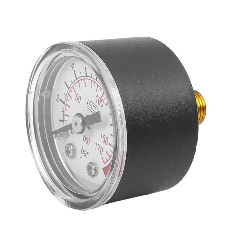 0-12BAR 0-170PSI 10mm Thread Gas Air Pump Pressure Gauge Compressor Manometer Z1