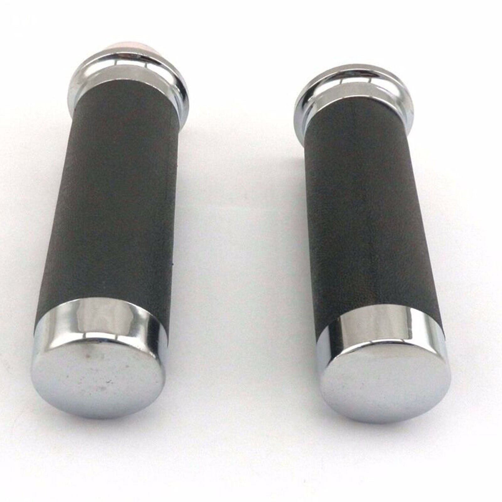 25mm Throttle Grips Black Chrome Grips Throttle For Retro Scooter BENZHOU ZNEN
