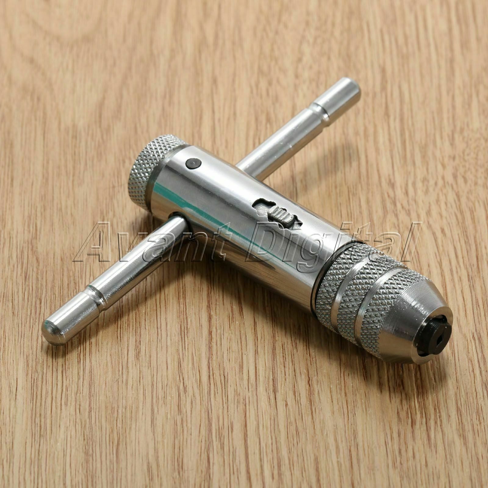 T-Type M3-M8 Reversible Ratchet Tap Wrench Handle Bar Tapping Threading Tool 1pc