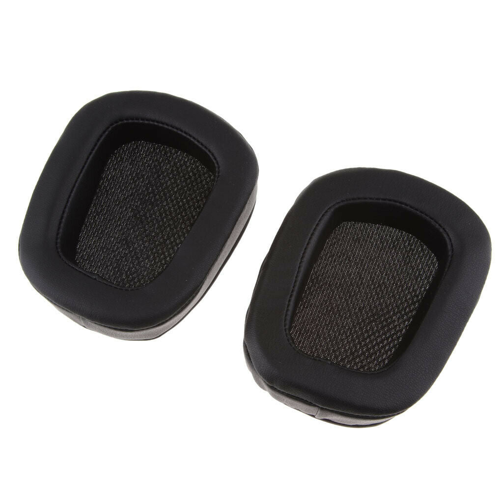 Replacement Ear Pads Cushions for Logitech G633 G933 Headphone Black