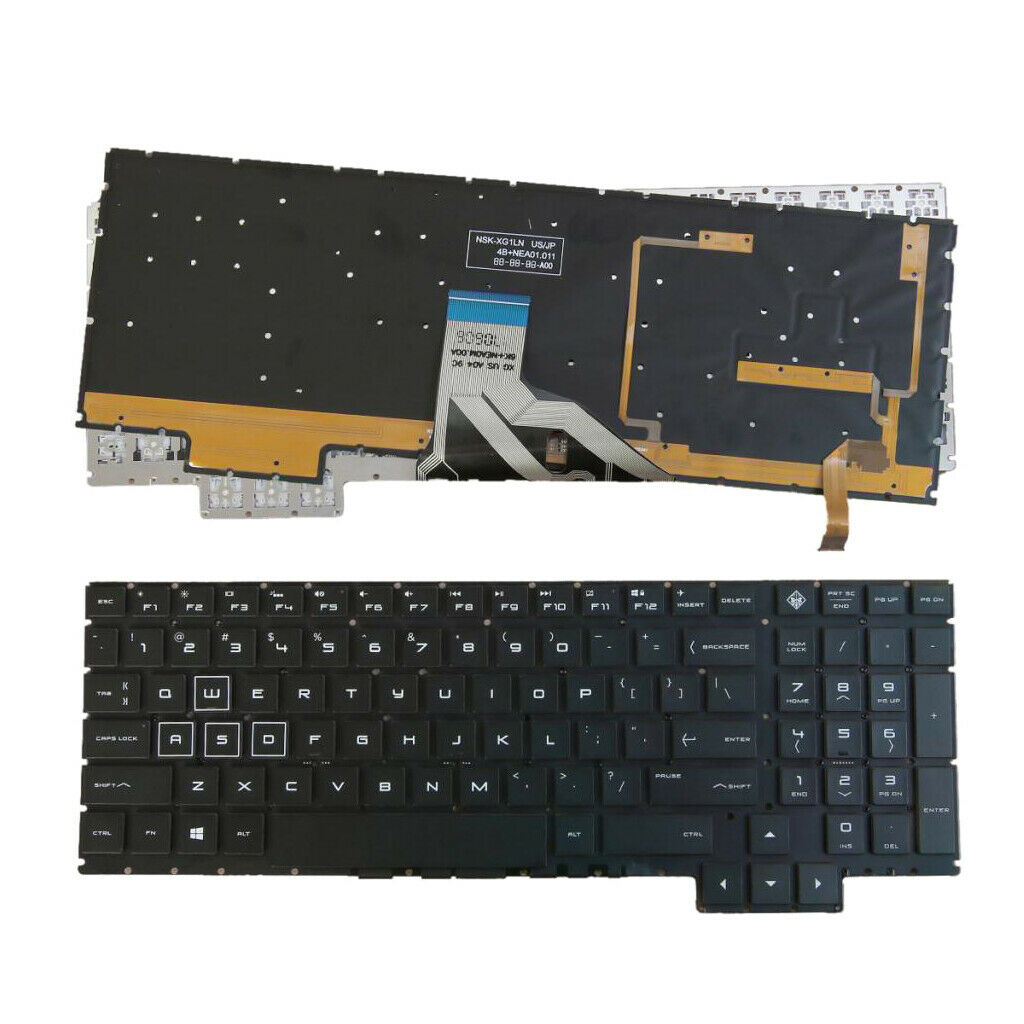 US QWERTY Keyboard Replacement Keyboard Replacement Keyboard For  Omen 15-CE