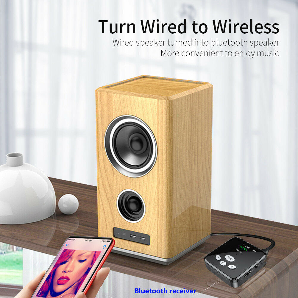 Essager Bluetooth-compatible Audio Receiver Transmitter 3.5mm AUX Jack Adapter