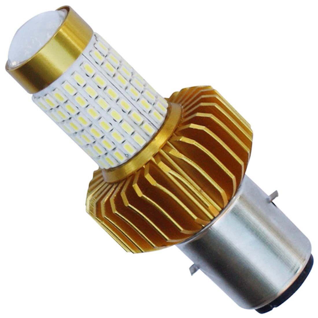 1X 12-80v 144SMD 1800LM White H6 BA20D LED E-bike Electric Bike Motor/Moped