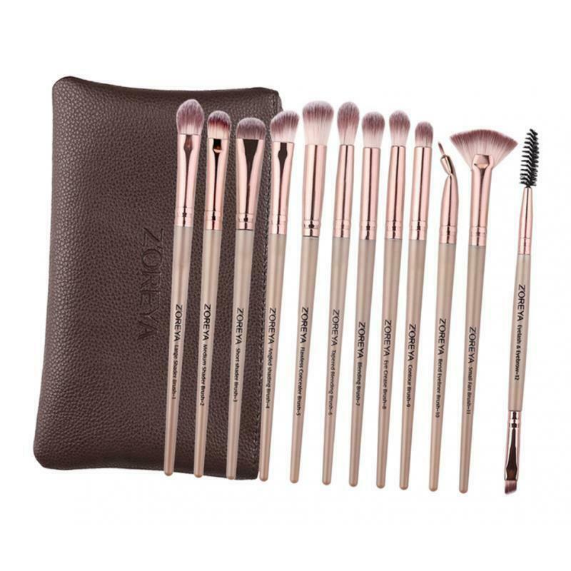 12pcs Makeup Brushes Set, Professional Premium Synthetic Makeup Brush Set Kit
