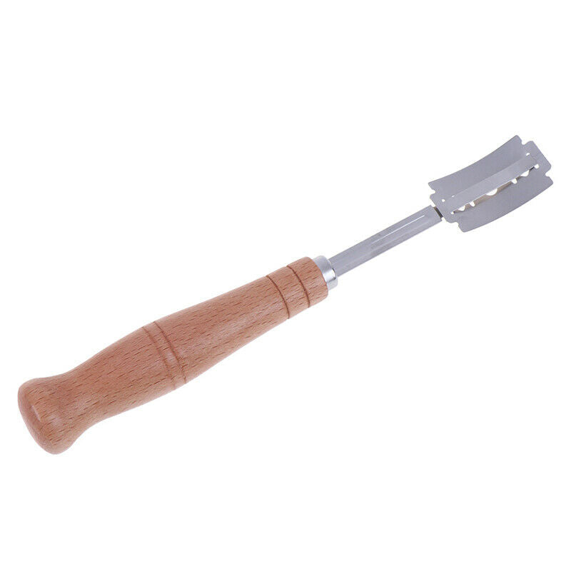 5 Blades Bread Bakers Lame Slashing Tool Dough Making Cutter Wood Handle .l8