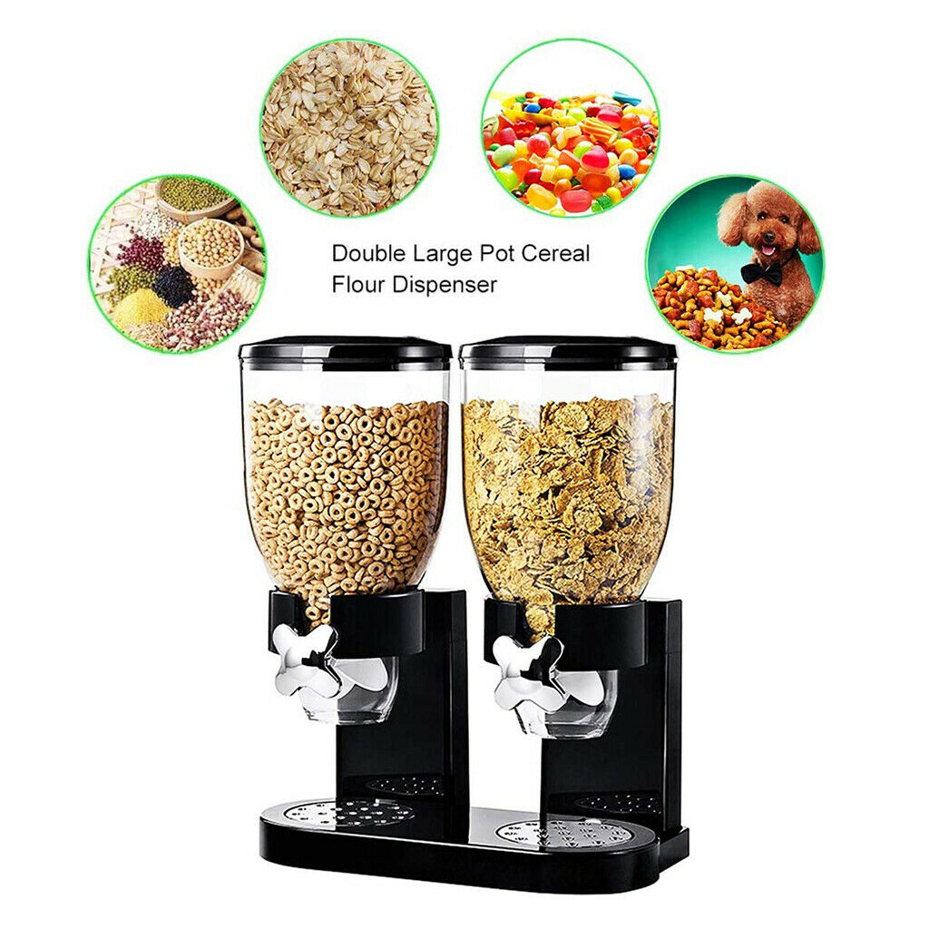 Cereal Storage Dry Food Oatmeal Dispenser Household Storage Bottles 7L Kitchen