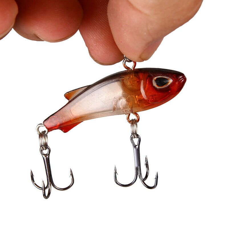 10pcs Set Minnow Fishing Lure 4.5cm 4g Wobblers Crankbait Hooks Bass Pesca Baits