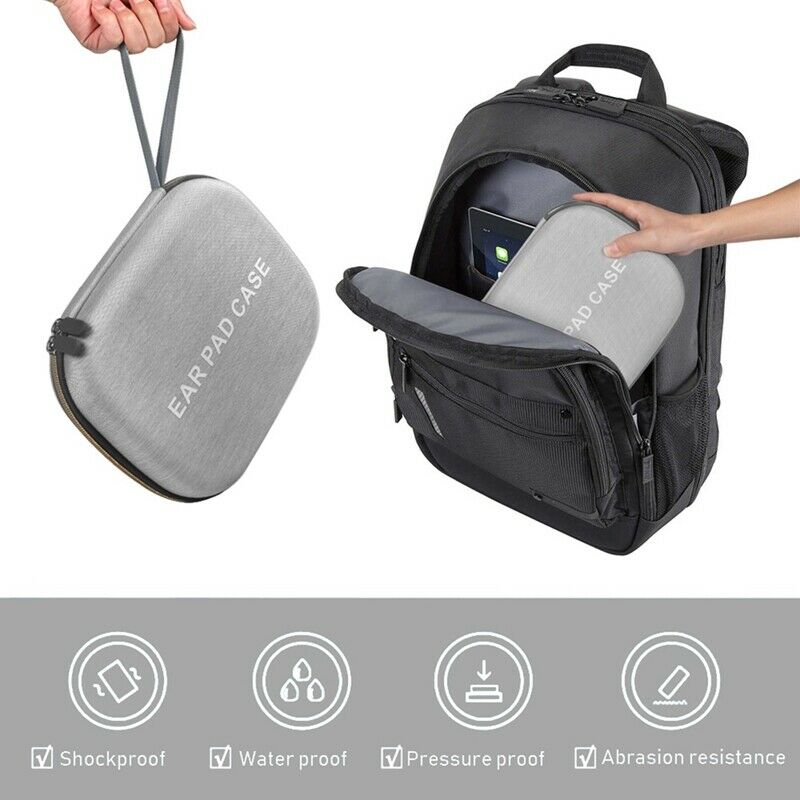 for Max Ear Pad Storage Bag Case Headphones Travel Carry Pouch Box HeadphoneE1H9