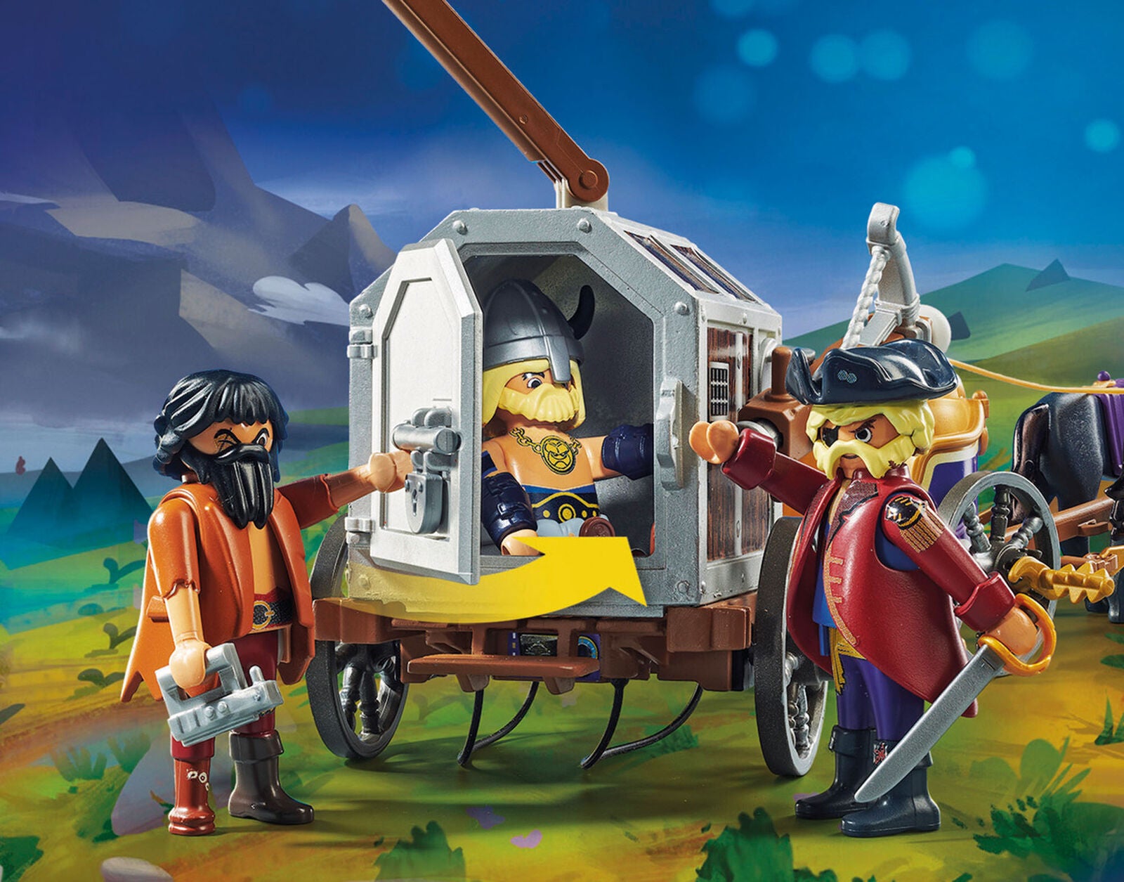 70073 Playmobil Prison Wagon Playmobil The Movie 65 Pieces Age 5 Years+