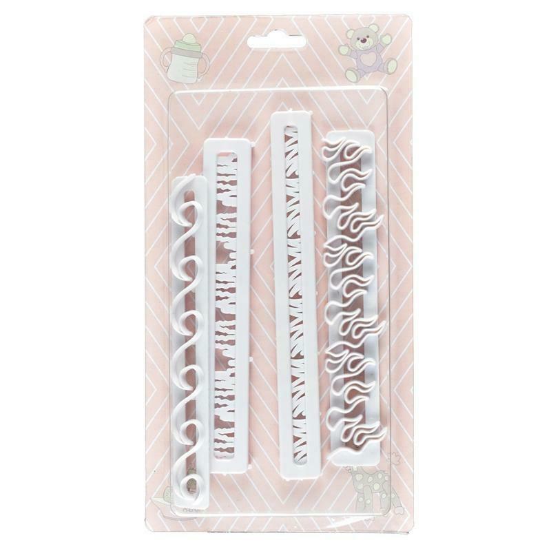 4pcs/set Plastic Element Fondant Cookie Cutter Cake Mold Chocolate Decorating