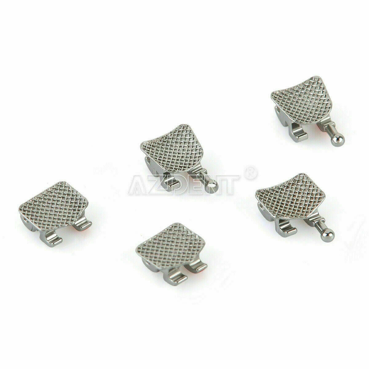 20pack Dental Orthodontic Brackets Braces Standard MBT Slot.022 Hook3-4-5 AZDENT