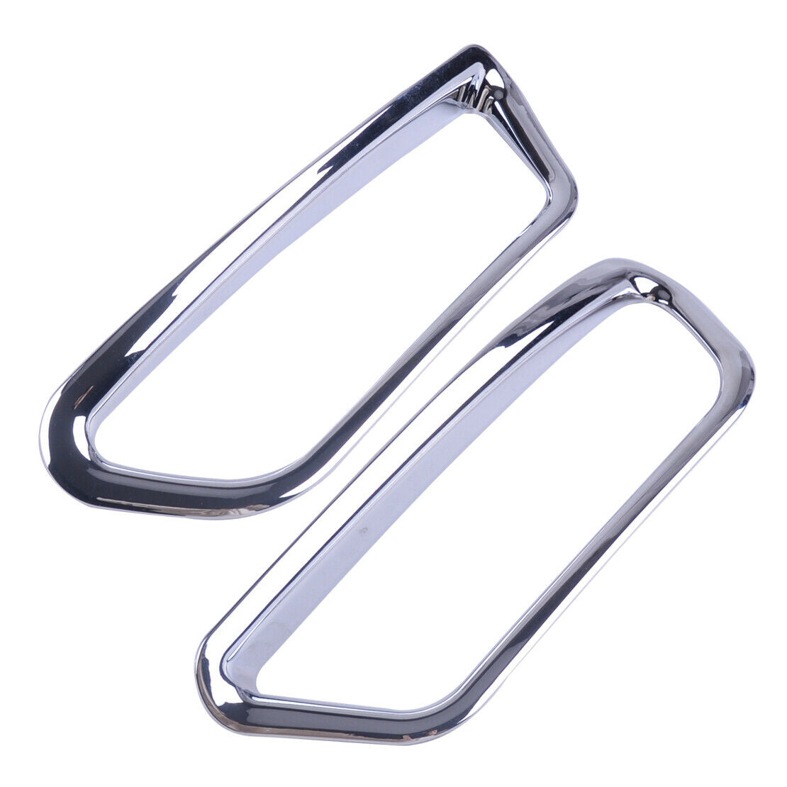 2Pcs Rear Tail Fog Light Lamp Cover Trim Frame Fit for Jeep Cherokee 2019 New as