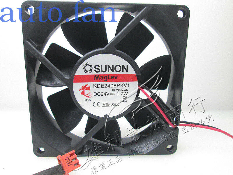 For 1pcs SUNON KDE2408PKV1 24V 1.7W 8020 8CM inverter cooling fan