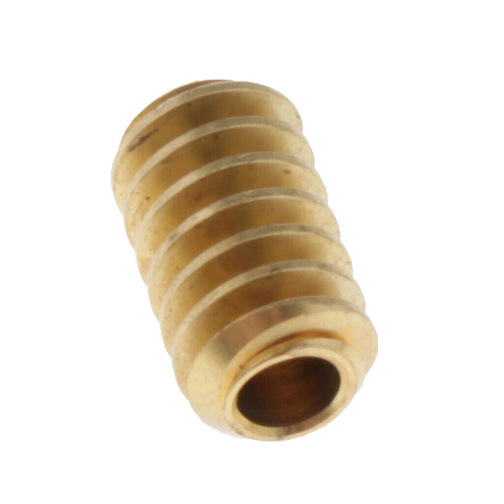 0.5 module copper worm shaft bore 3 mm diameter 6.7 mm