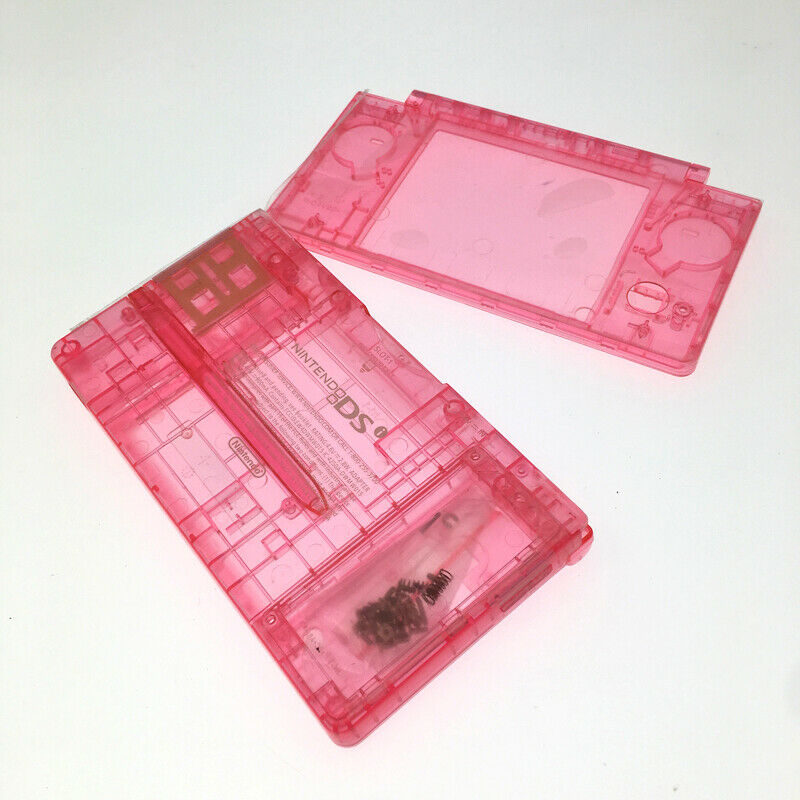 Clear pink Full Housing Shell Case Repair Part Replacement for Nintendo DSi NDSI