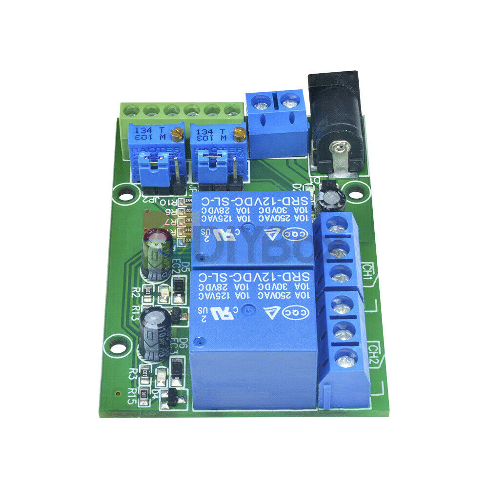 DC 12V 52mA 2Channel Voltage Comparator Stable LM393 Comparator Module New
