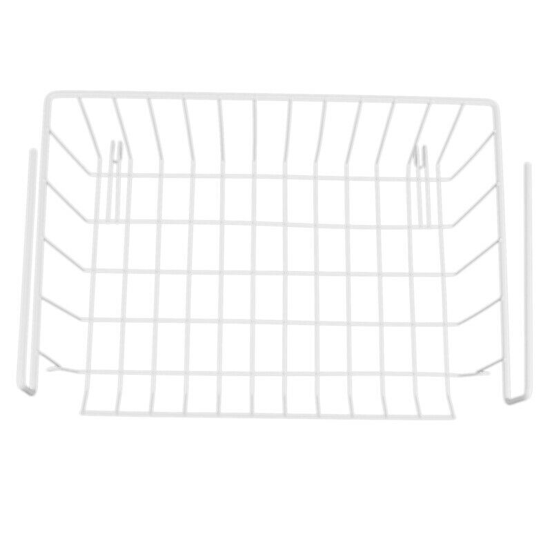 Under Shelf Storage Basket, 2 Pcs Under Cabinet Storage Wire Basket Organizer Q2