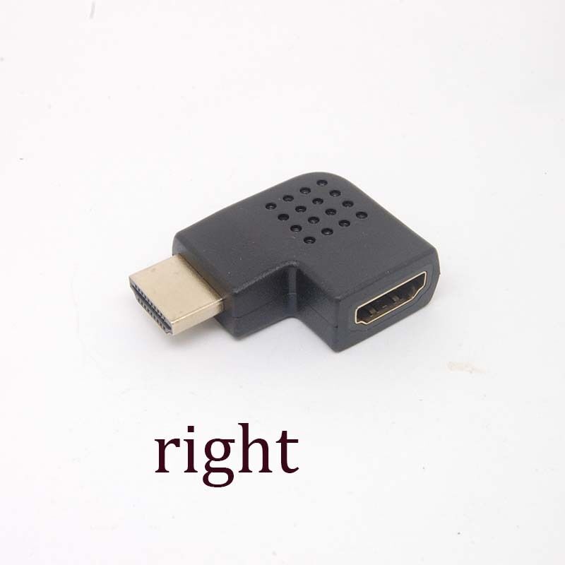 90 Degree Right Angle Male to Female Adapter Cable Connector Coupler HDMI HDTV
