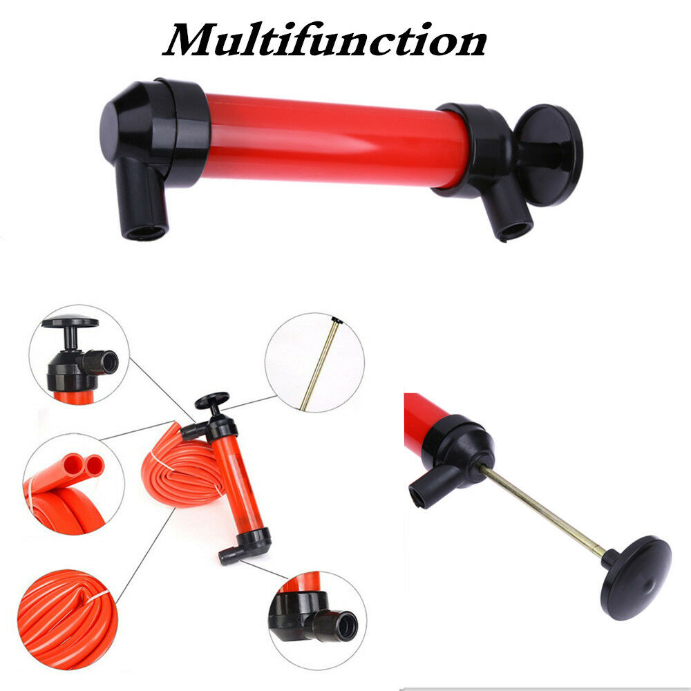 Portable Manual Multiple Usage Siphon Pump Gas/Liquid/Chemicals Transfer Replace