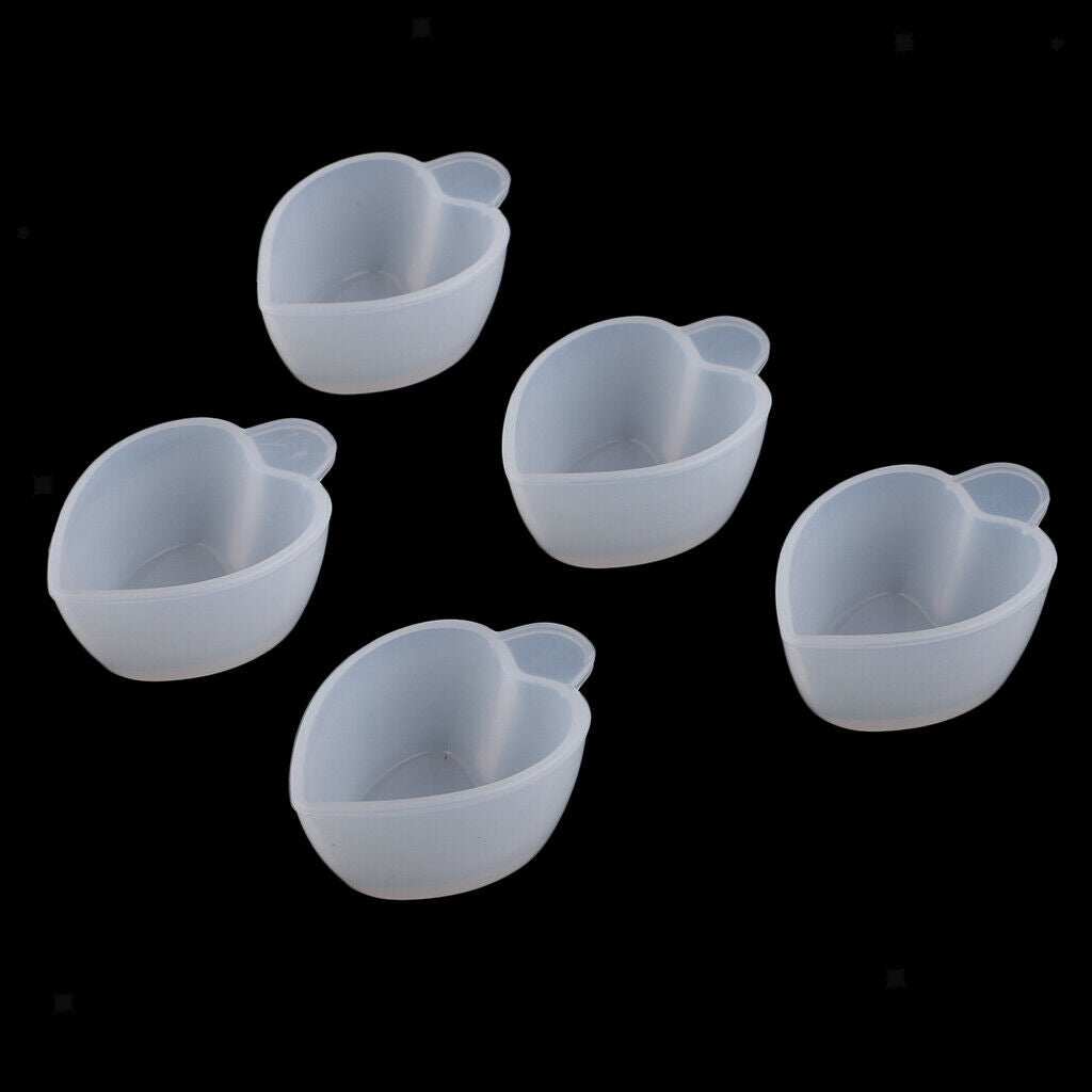5x Silicone Dispensing Mixing Cup Reusable Glue Handmade Casting Tools