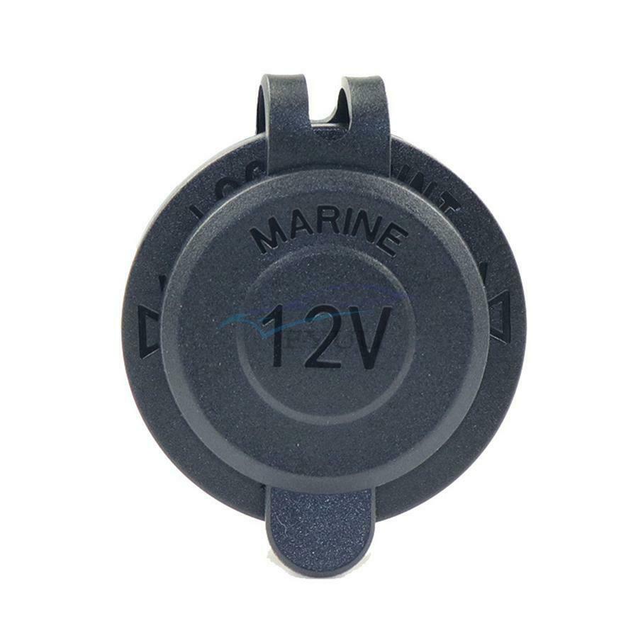 Motorcycle Blue LED Cigarette Lighter Power Plug with Relay 12V 22A For Kawasaki
