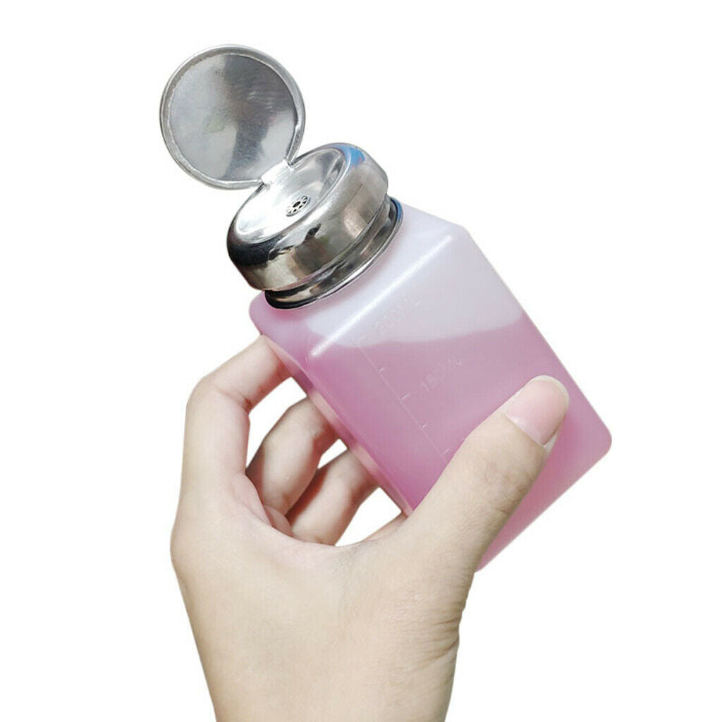 Nail Polish Remover Pump Dispensers, Empty Plastic Pump Dispenser Bottle with