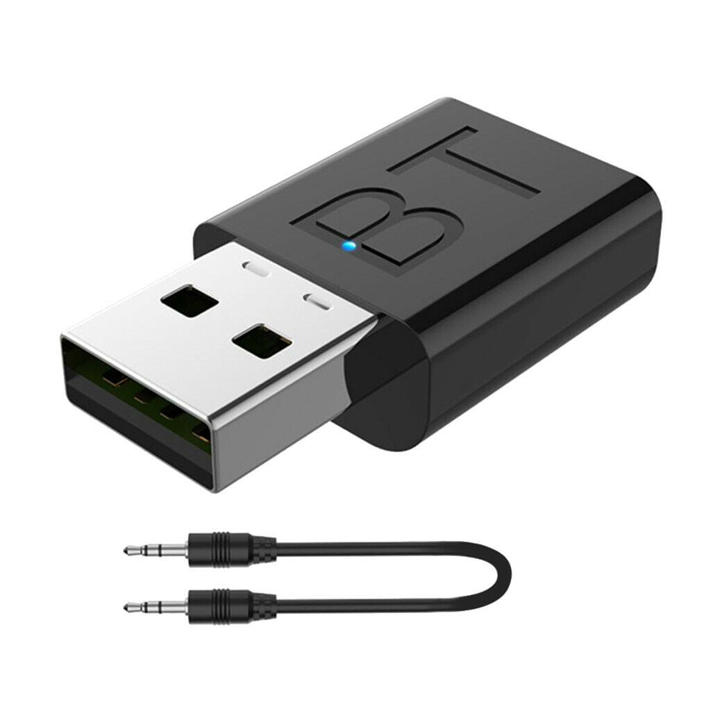 Wireless USB Bluetooth V5.0 Transmitter And Receiver 2 in 1 Audio Home Adapter
