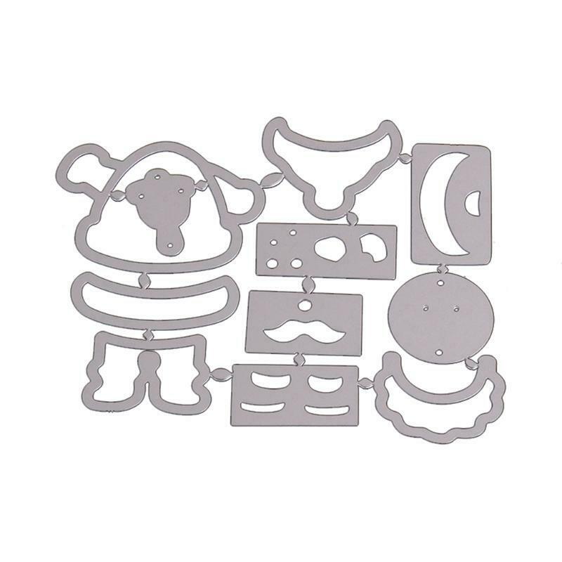 Christmas Santa Metal Cutting Dies Stencil DIY Scrapbooking Album Paper Template
