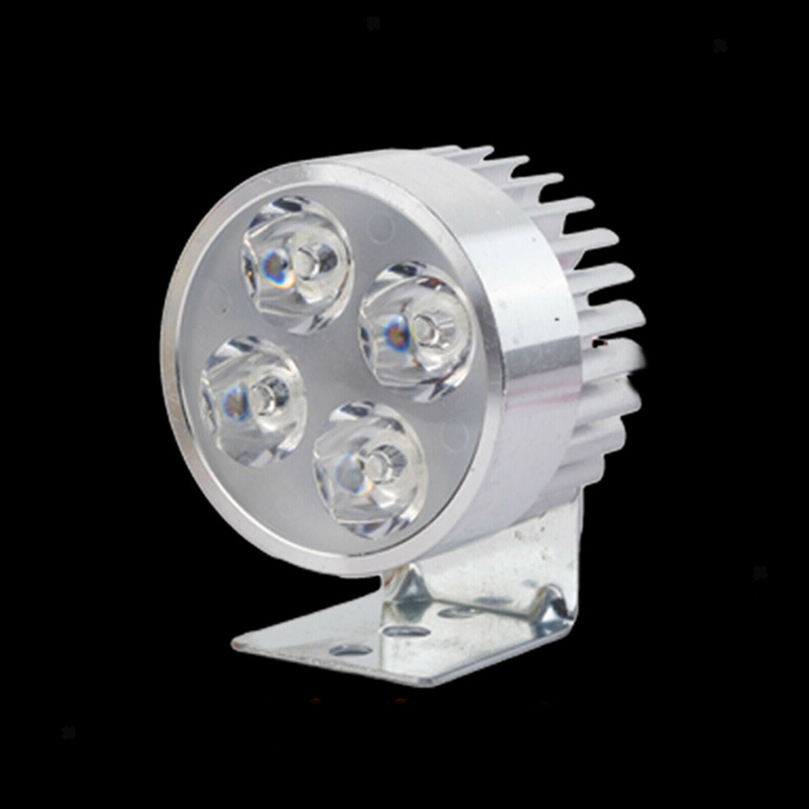 New Universal Motorcycle Motor Double LED Front Headlight Motorbike Headlamp