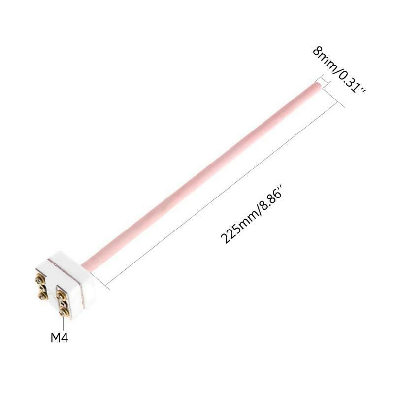 WRP-100 S-type Platinum Rhodium Thermocouple 225mm Temperature Sensor Probe Head