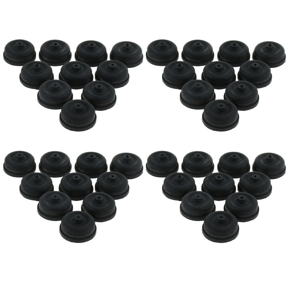 40Pcs Fish Tank Fishing Air Pump EPDM Joint Rubber Cup Diaphragm Parts