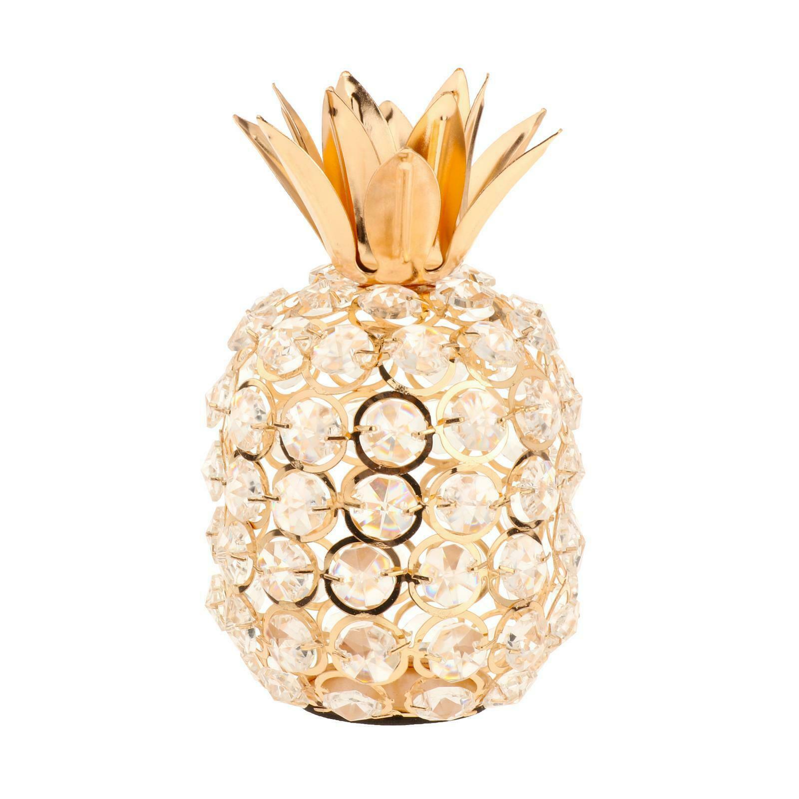 Crystal Studded   Fruit Ornament Art Desktop Home Decor Crafts