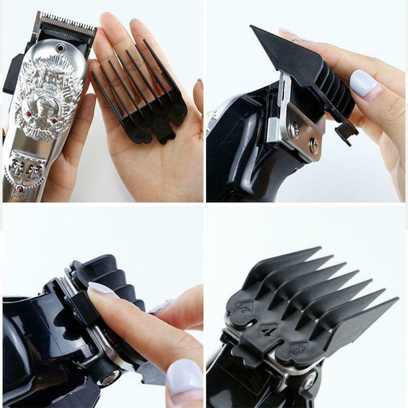 2pcs 1.5mm 4.5mm Barber Shop Styling Guide Comb Hair Trimmer Clipper