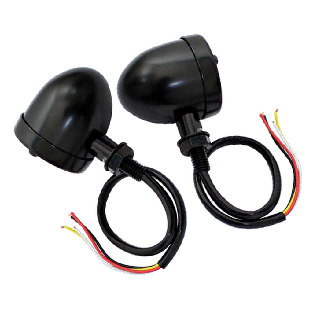 Pair of Universal Motorcycle Turn Signals Indicator Turning Lights