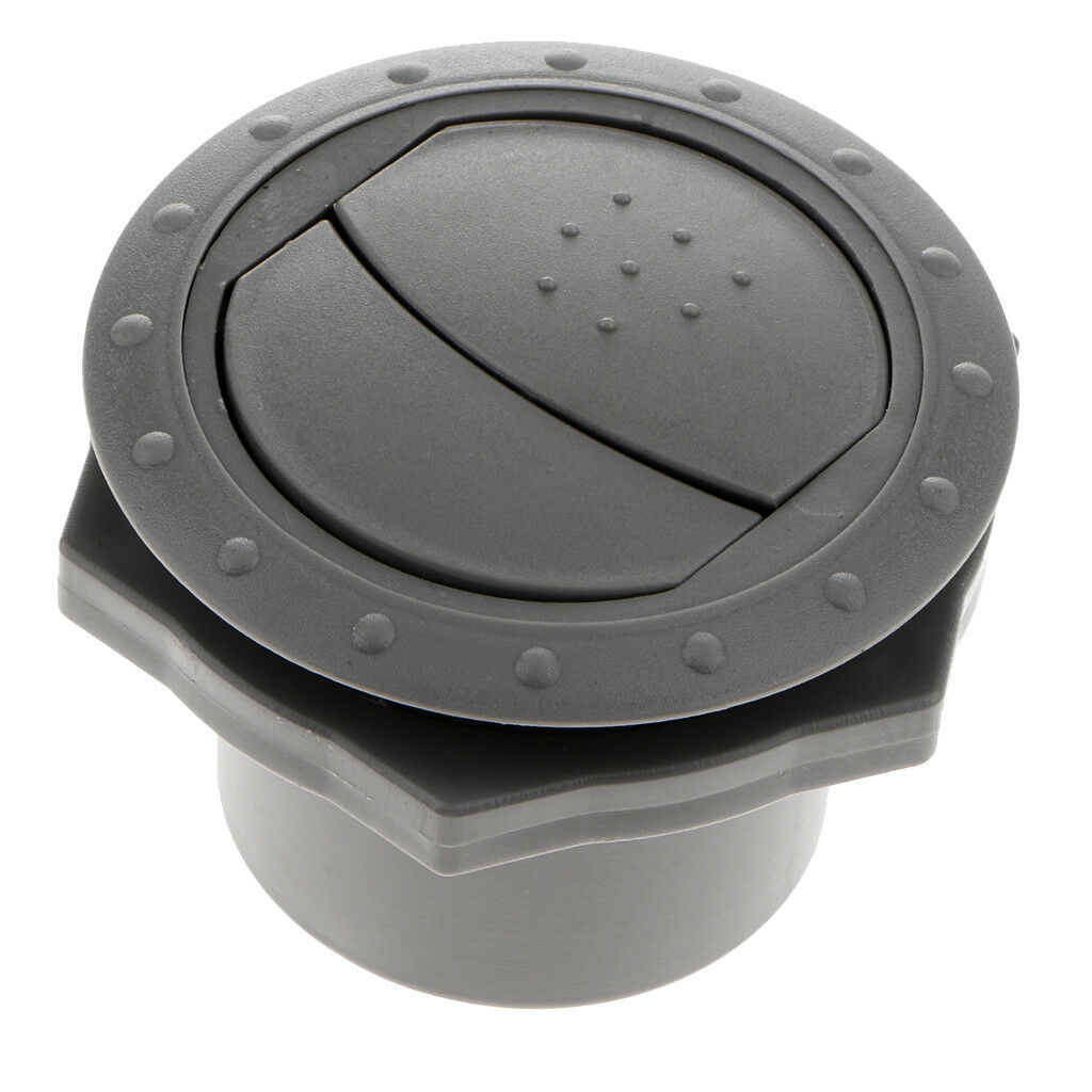 Replacement RV Interior Side Air Exhaust Vent Ventilation Outlet 60mm Grey
