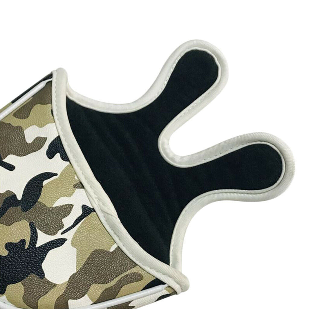 Camouflage Golf Putters Headcover Mallet Golf Club Head Cover Headcover