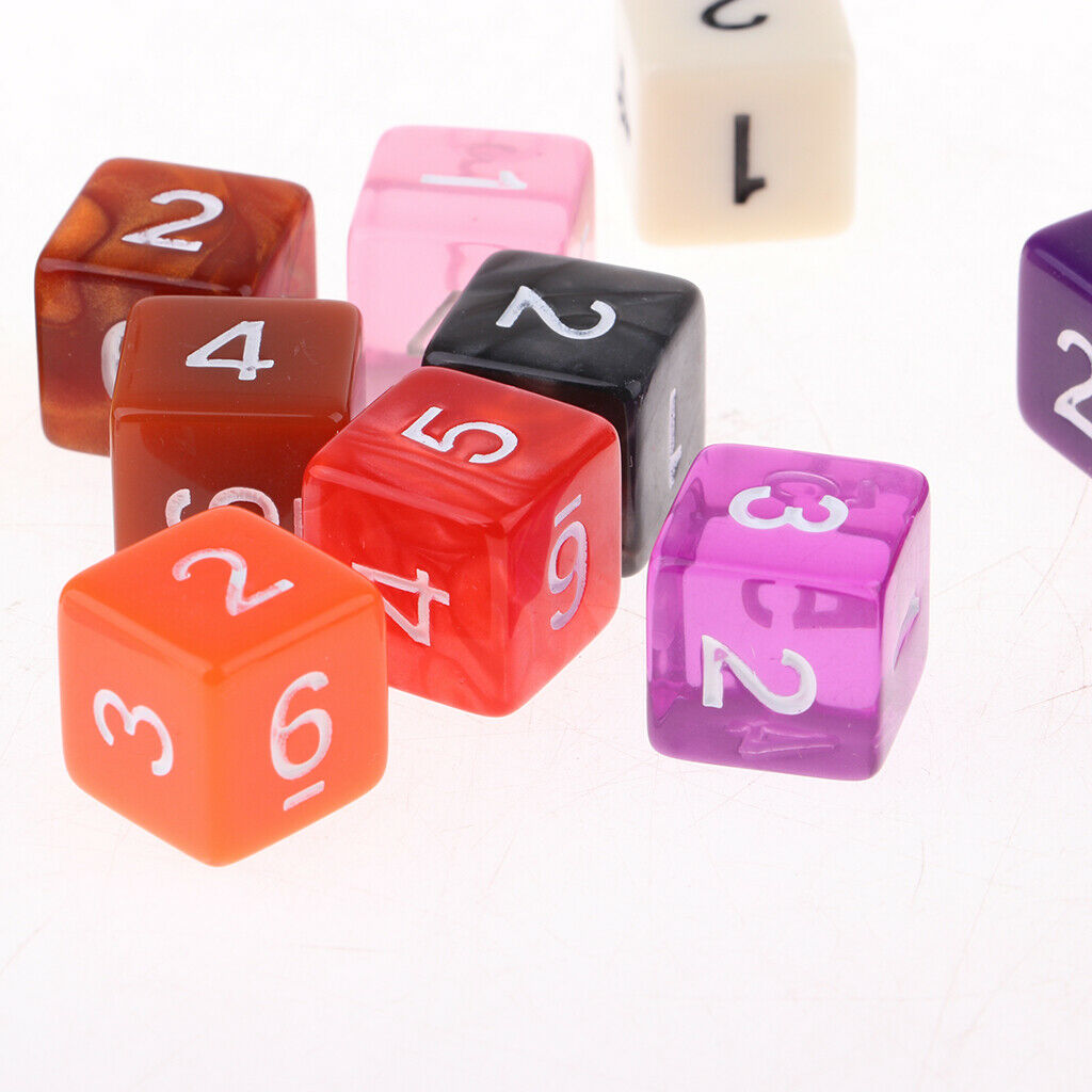 6-sided Dice Game with 6 Pieces, Children's Party Table Game,